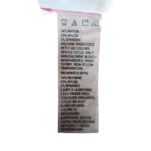 Carroll Reed Sz.8 Red Stretch Classic Capri Pants Casual Laid Back Modern Chic - Picture 8 of 8